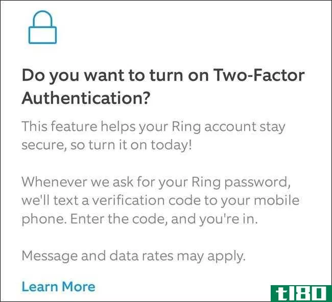 如何启用双因素身份验证和保护您的环帐户
