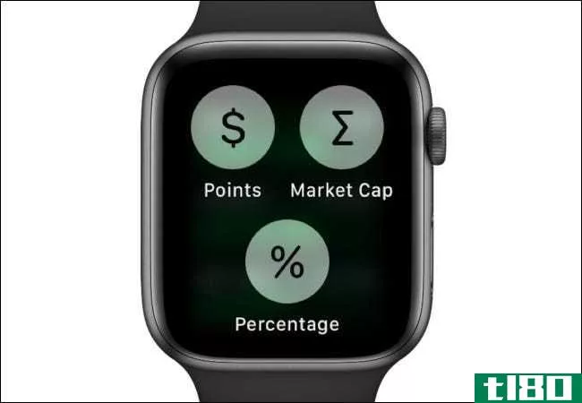 如何在apple watch上定制stocks应用程序