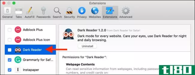 如何在mac上获得所有网站的黑暗模式