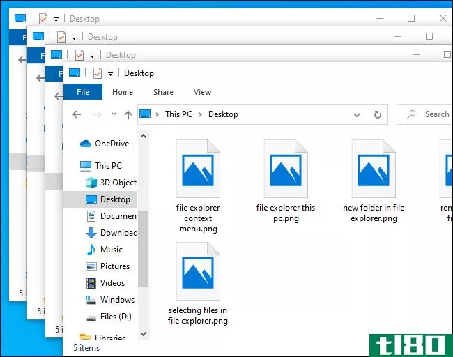 如何在windows10上使用无鼠标的文件资源管理器