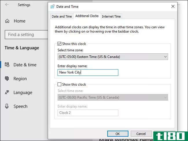 如何在Windows10的任务栏上查看多个时区时钟