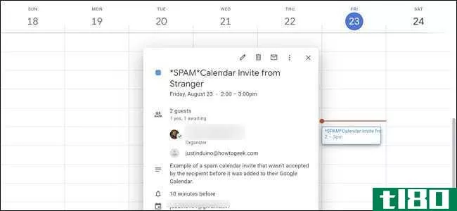 如何阻止垃圾邮件发送者攻击你的谷歌日历