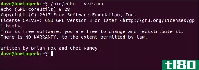 如何在linux上使用echo命令