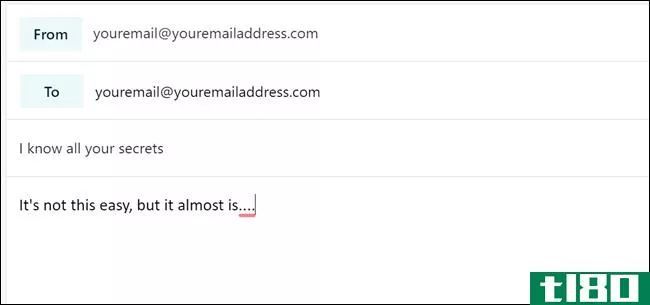 为什么我从自己的电子邮件地址收到垃圾邮件？