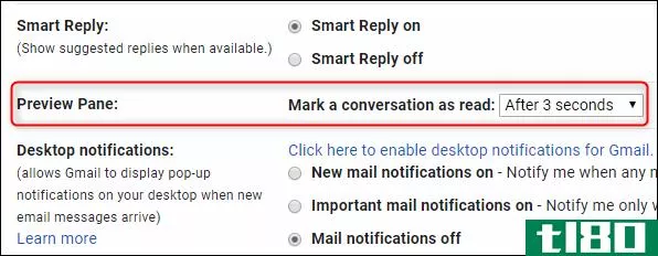 如何启用gmail的隐藏电子邮件预览窗格