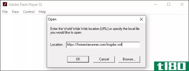 如何在web浏览器外播放adobe flash swf文件
