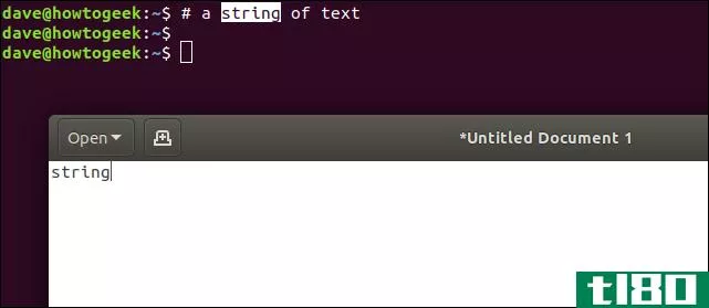 如何在linux的bashshell中复制和粘贴文本