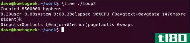 如何在linux上使用time命令