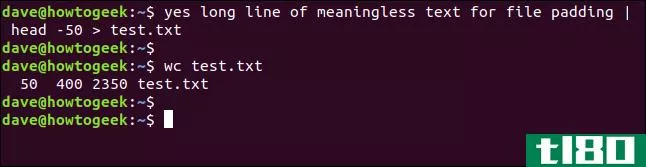 如何在linux上使用yes命令