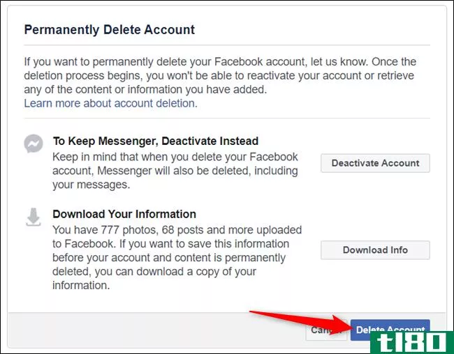 如何删除facebook帐户