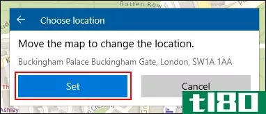 如何在Windows10地图中保存收藏的位置
