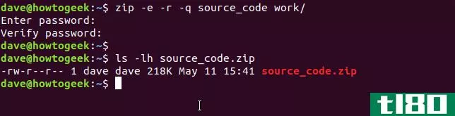 如何从linux终端压缩或解压文件
