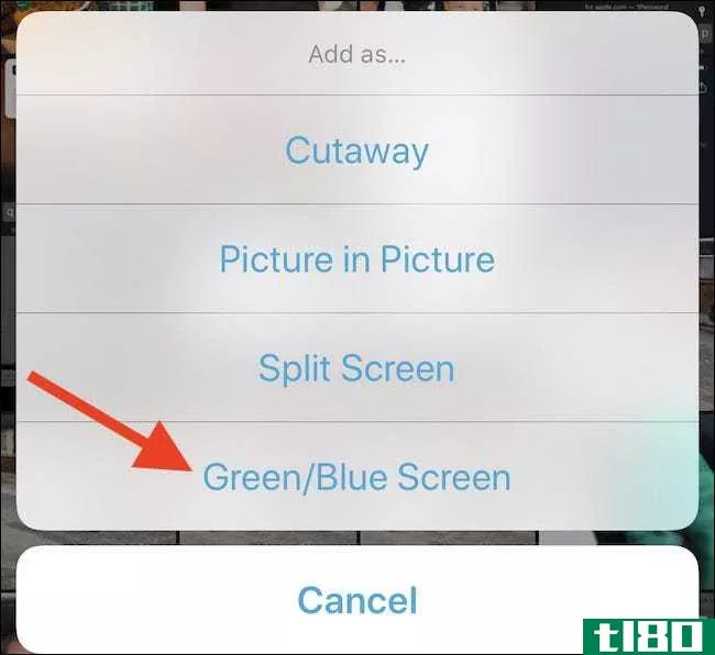 如何使用iphone拍摄自己的绿色屏幕
