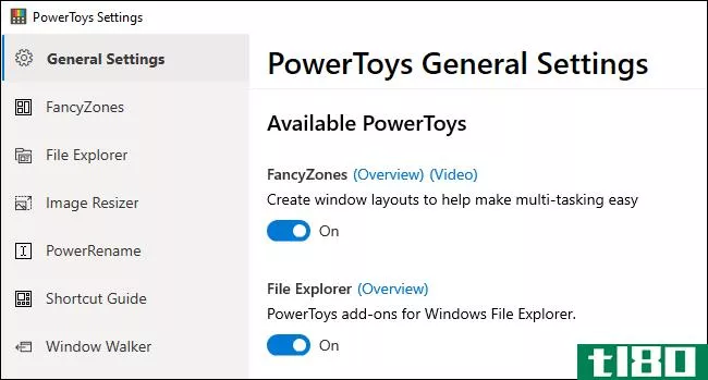 微软所有的windows 10的powertoys，解释说