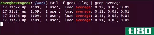 如何在linux上使用tail命令