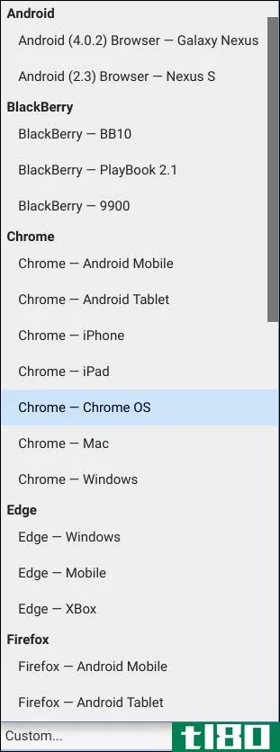 如何欺骗你的chromebook用户代理网站不支持chrome操作系统