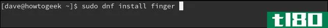 linux下如何使用finger命令