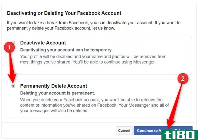 如何删除facebook帐户