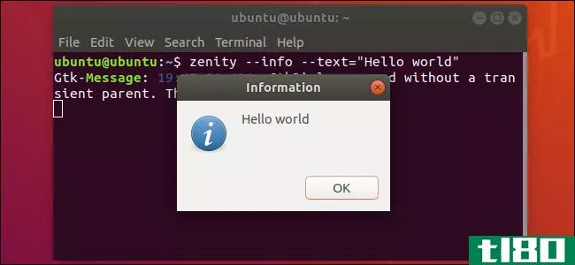 如何向linux shell脚本添加gui
