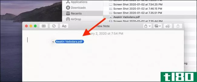 如何将电子邮件从mac mail导出到notes应用程序