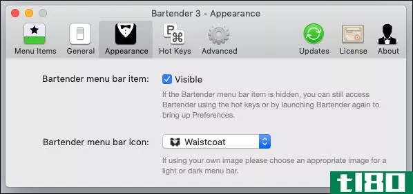 如何控制你的mac的菜单栏与酒保