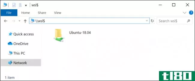 如何在Windows10中访问linux（wsl）文件