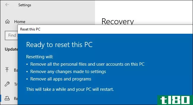 Windows10的“重置这台电脑”功能是如何变得更强大的