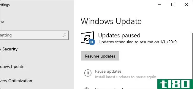 Windows10Home最终将允许您暂停更新