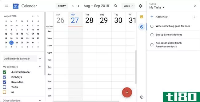 一个gmail风格的侧面板将出现在谷歌文档和谷歌日历上
