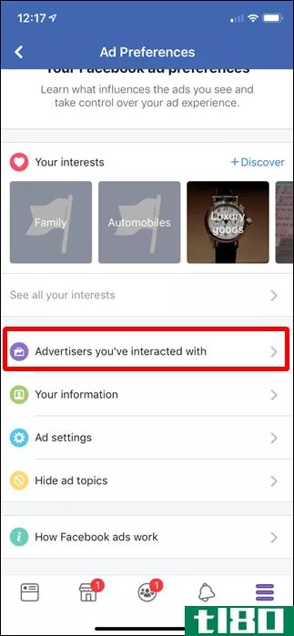 如何查看哪些facebook广告商有你的私人信息