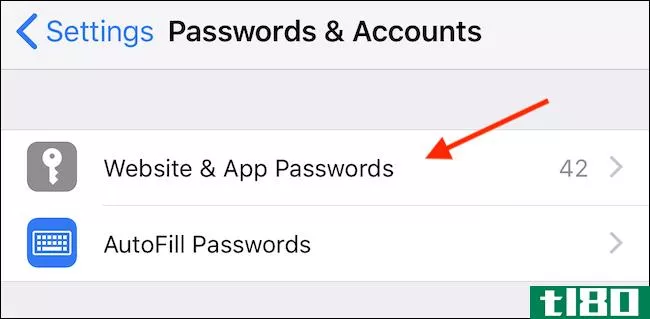 如何在iphone或ipad上查找帐户和密码