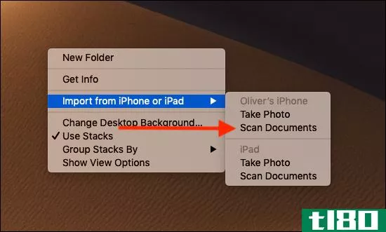 如何使用连续性相机在mac上即时扫描文档和添加照片