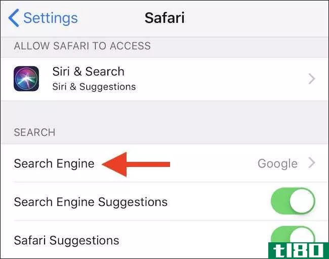 如何在iphone或ipad上更改safari中的默认搜索引擎