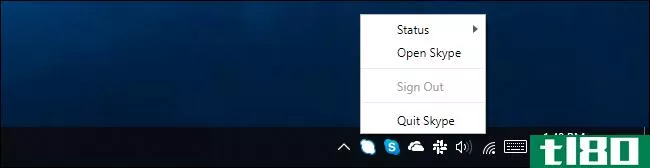 如何阻止skype在windows 10上自动启动