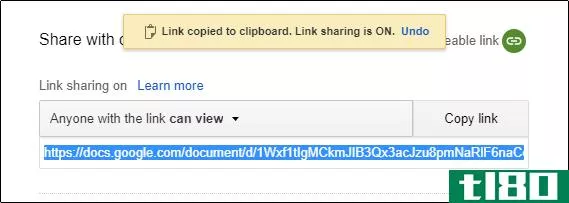 如何以pdf格式共享到google文档的链接