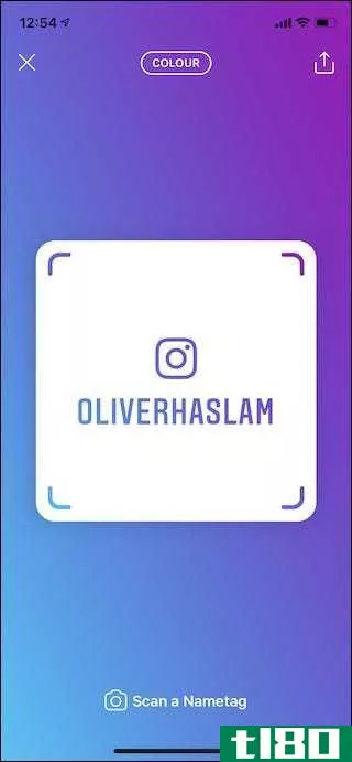 如何通过分享你的名牌来获得instagram关注者