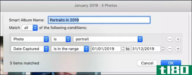 如何在mac上使用智能相册自动排序照片