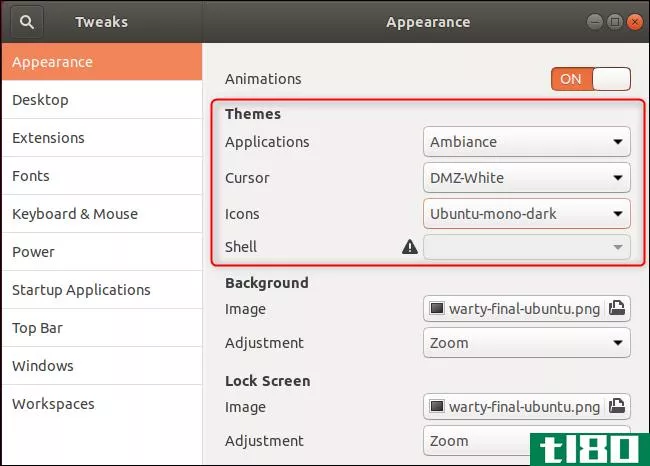 如何在ubuntu 18.04 lts上安装桌面主题
