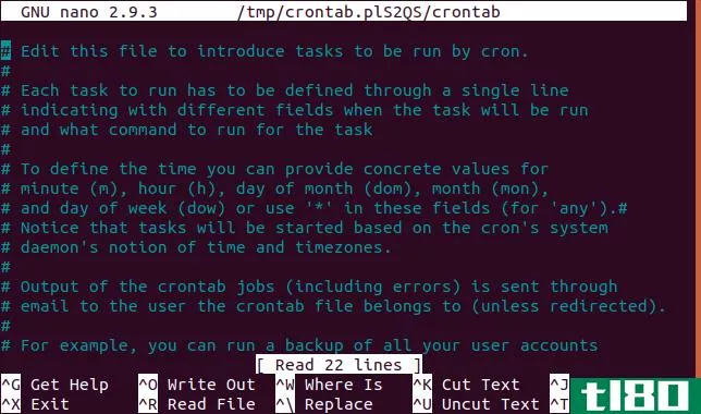 如何更改默认crontab编辑器