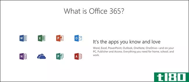 office 365附带哪些应用程序？