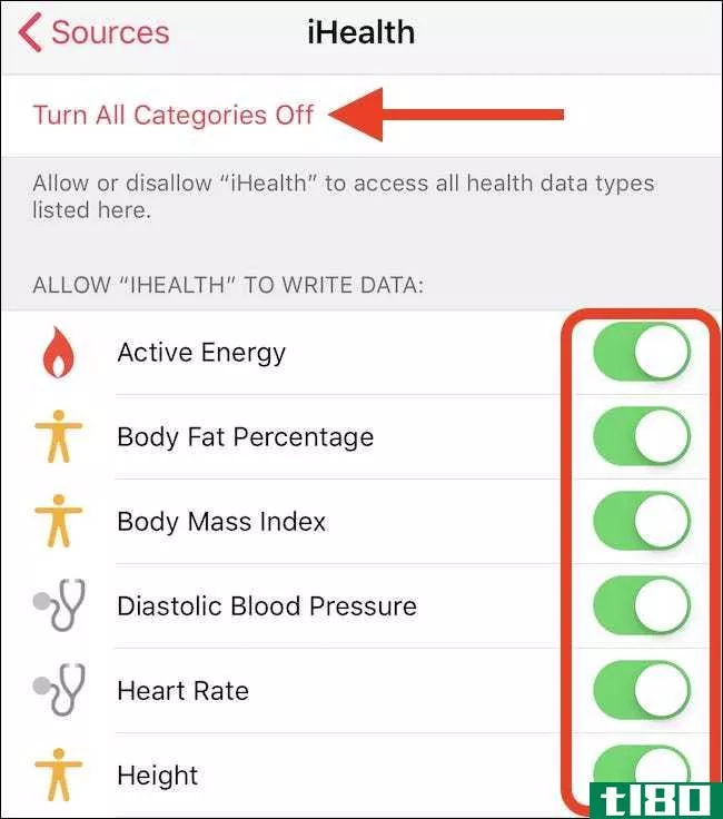 如何控制哪些应用程序可以访问iphone的健康数据