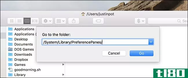 将macos首选项窗格添加到dock以快速访问