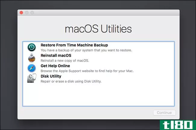 如何在恢复模式下从time machine备份中完全恢复macos