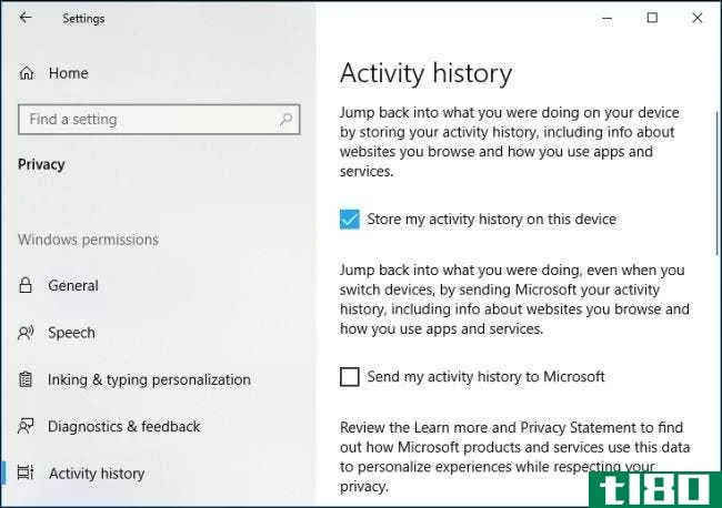 windows 10会将您的活动历史记录发送给microsoft，即使您告诉它不要这样做