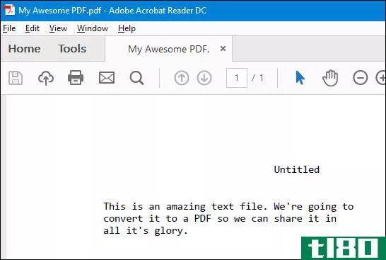 如何在windows中创建pdf文件