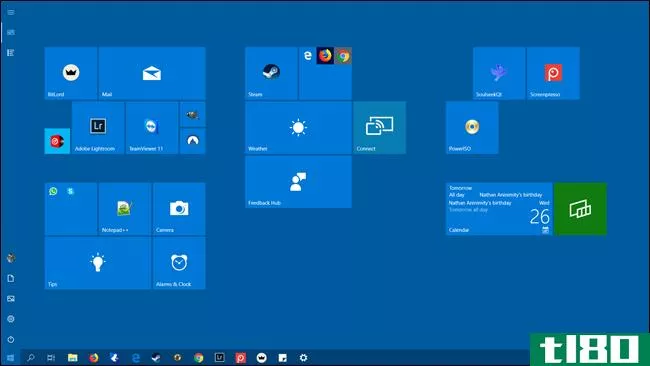 如何在Windows10中启用Windows8风格的开始屏幕