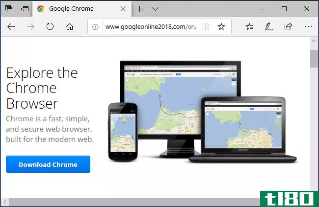 当你搜索chrome时，必应正在推送恶意软件