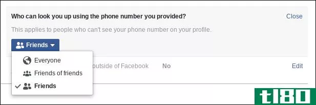 如果你在facebook上使用**s2fa，你的电话号码是可以搜索的