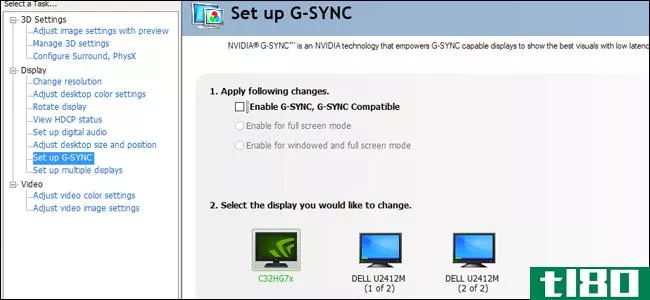 如何在freesync监视器上启用g-sync:nvidia的g-sync兼容说明