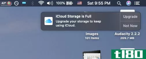 为什么我的mac电脑的桌面图标会显示“空间不足”？